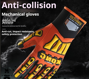 Özel Toptan TPR Darbeye Dayanıklı İnşaat İş Koruma Eldivenleri Darbeye Dayanıklı Kong Mekanik İş Eldivenleri - Product Image 2