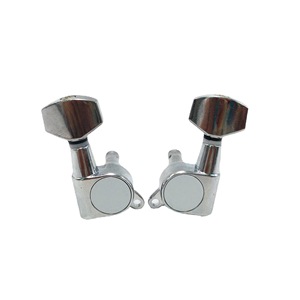 Guitar Accessories Fully Enclosed Precision <strong>Tuning</strong> Pegs Chrome-plated Silver-colored Small Square-head <strong>Tuning</strong> Pegs <strong>String</strong> Winder - Product Image 2