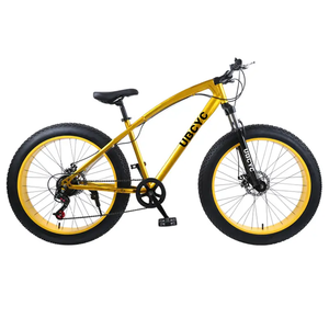 Vélo de montagne et de plage en acier de 26 <span class=keywords><strong>pouces</strong></span> avec pneus larges, système de frein à disque, <span class=keywords><strong>fourche</strong></span> à suspension, léger - Vente en gros - Product Image 3