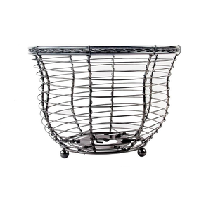 Almacenamiento de cocina, cesta de alambre de Metal para huevos, soporte para huevos de pollo de granja, caja organizadora, contenedor, cuenco para huevos, decorar - Product Image 5