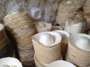 Linyi barato sombrero de paja AL por thị trưởng giấy <span class=keywords><strong>Raffia</strong></span> mũ rơm cơ thể - Product Image 2