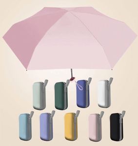 Paraguas de Bolsillo Plegables de 5 Secciones con Protección UV, Personalizados, Promocionales, Portátiles, para Exteriores, con Impresión de Logotipo - Product Image 3
