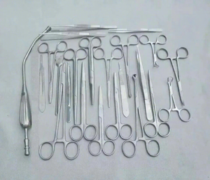 Juego de Instrumentos de Cirugía General Veterinaria de Alta Calidad, 23 Piezas, Acero Inoxidable Alemán, Reutilizable, Autoclavable, Certificado CE - Product Image 1
