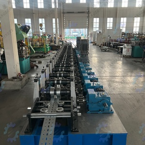 Factory Sale CU Shape <b>Solar</b> Bracket Making Machine Aluminium Steel Photovoltaic Mounting Rail Bracket Roll Forming Machine - Product Image 2
