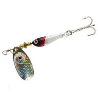 Leurre de pêche spinnerbait à double lame, hameçon triple chartreuse, corps de swimbait en plastique souple pour eau douce, achigan et brochet