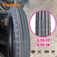 Ban Motor Kustom OEM 120/80-17 130/80-17 140/60-17 2.50-18 2.75-18 Ban Luar Motor Pasokan Pabrik