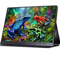 Monitor Portátil LED IPS de 18.5 Pulgadas Full HD 1920x1080 120Hz con Altavoz Integrado para Juegos, Computadora, PS4, Expansión Móvil