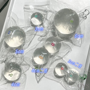 QYS Pure Handmade Small Nose Pinch Silicone Squeeze Toy Transparent Cartoon Small Ball DIY Music Cream Feeling <b>Squishy</b> Toy - Product Image 4