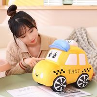 YONLIT Peluche Camion Jaune Super Mignon 10,6 Pouces, Jouet en Peluche Doux en Forme de Taxi, Cadeau d'Anniversaire pour Enfants de 3 Ans et Plus