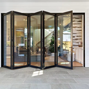 ประตูกระจกบานเลื่อนอลูมิเนียมกันความร้อนกันน้ำ Nfrc อเมริกันปรับแต่งได้ - Product Image 3