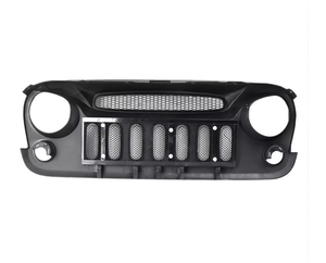 Grille avant ABS en vente, avec grille en maille noire mate, grille de pare-chocs avant pour <span class=keywords><strong>Jeep</strong></span> Wrangler JL, très belle - Product Image 2