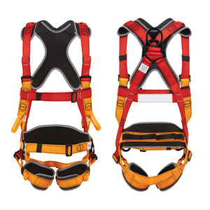 Harnais de sécurité en corde élastique d'escalade en plein air à haute altitude Protection complète du corps Ceinture de prévention des chutes en polyester durable - Product Image 4