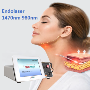 Laser Endo 1470nm 980nm pour <span class=keywords><strong>Lipolyse</strong></span>, Lifting Facial, Laser Diode pour Contour du Corps, Liposuccion, <span class=keywords><strong>Injection</strong></span> BBL, Laser Papada - Product Image 1