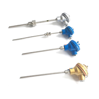 1200c termokopel multipoin sensor Suhu industri termokopel tipe k dengan benang M6 M8