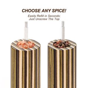 <span class=keywords><strong>Moulin</strong></span> à <span class=keywords><strong>poivre</strong></span> en bois d'olivier, meilleur <span class=keywords><strong>moulin</strong></span> à <span class=keywords><strong>poivre</strong></span> et à <span class=keywords><strong>sel</strong></span> rechargeable de 100 g, 2 en 1, <span class=keywords><strong>moulin</strong></span> à <span class=keywords><strong>sel</strong></span> et à <span class=keywords><strong>poivre</strong></span> coloré <span class=keywords><strong>Trudeau</strong></span> - Product Image 3