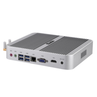 Nueva Mini PC Sin Ventilador, Doble Núcleo, Intel HD Graphics, DDR3, Core I3/i5/i7 para Oficina/ Laboratorio Informático