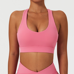 Canottiera estiva da <span class=keywords><strong>donna</strong></span> 1X-6X abbigliamento da allenamento 2 pezzi tuta Fitness abbigliamento da palestra reggiseno sportivo da <span class=keywords><strong>donna</strong></span> Activewear set da Yoga - Product Image 3