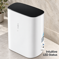 Purificateur d'eau RO avec armoire blanche et indicateur LED de durée de vie du filtre pour salon de beauté et eau potable