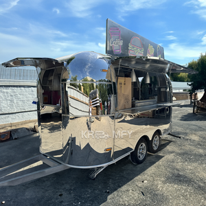 Remolques de Concesión Estándar de EE. UU. Totalmente Equipados, Carrito Móvil de Helados para la Calle, Remolque con Cocina Completa, Food Truck - Product Image 1