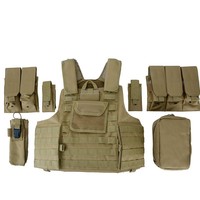 Veste tactique unisexe multifonctionnelle amphibie à démontage rapide, camouflage noir, pour sports et activités de plein air, vente en gros