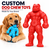 Jouet à mâcher solide en nylon pour chien, pour bulldog musclé, jouet dentaire pour mâcher les molaires, pour chiens agressifs, pour les races de chiens géants comme le Pitbull