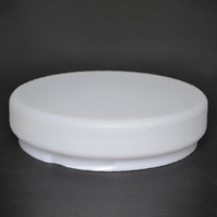 Diffuseur de lumière en acrylique blanc laiteux, plaque de pression, abat-jour, vente en gros personnalisée pour éclairage LED industriel au plafond