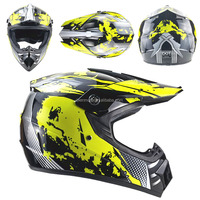 Casco de seguridad Enduro para ciclismo, casquete de cara completa para motociclismo, carreras, todoterreno
