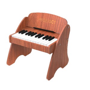 Wooden 25 Key Electronic <b>Keyboard</b> For Children Educational Toy Piano <b>Instrument</b> - Product Image 1