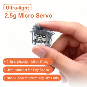 Servo Micro Ultra Kpower P0025, Motore Senza Nucleo ad Alta Velocità 0.07s, Servo Nano 2.5g per Aeromodelli RC - Product Image 2