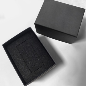 OEM <b>Black</b> Paper Watch <b>Box</b> Square Paper Original Watch Gift <b>Box</b> Customizable Logo Watch Packaging <b>Box</b> - Product Image 1