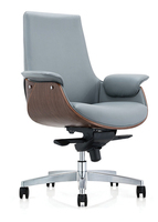 Pas cher prix Guangdong usine milieu dos à bascule ergonomique chaises de bureau pivotantes JA-750C