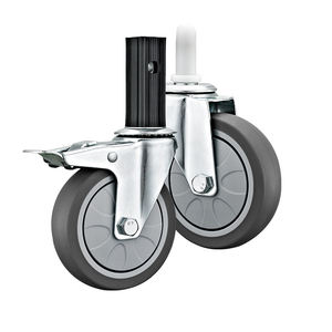 4 "TPR <span class=keywords><strong>Caster</strong></span> Wheels Leiser Boden Freundlich für Hotel ausstattung Trolleys Ideal für Ess wagen Buffet Carts Service Carts - Product Image 2