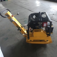 Compacteur à plaque vibrante réversible, moteur à essence Honda, double sens, machine de compactage du sol et de l'asphalte, puissance 4,0 kW