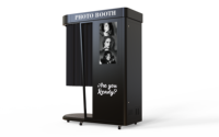 Machine Photobooth Miroir Magique DSLR pour Mariage avec Rideau Enveloppant, Imprimante et Écran Tactile
