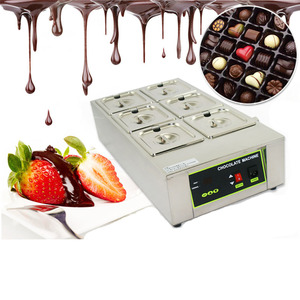 Machine de fabrication de chocolat Discount électrique 6 cuves Chauffe-chocolat Machine à fondre le chocolat - Product Image 2