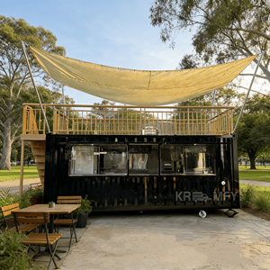 Cafetería en Contenedor Marítimo de Diseño Contemporáneo con Construcción Robusta y Alta Utilización del Espacio - Product Image 5