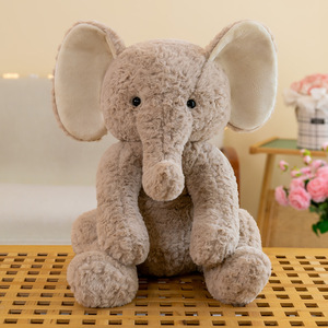 Jouets en peluche d'éléphant, animaux en peluche doux, poupée d'éléphant apaisante, jouets pour bébés, joli cadeau d'anniversaire pour les enfants, les filles, décoration de la maison - Product Image 6