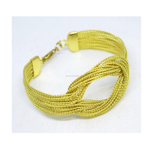 Pulseras de Color Dorado al por Mayor, Joyería para Mujer, Productos en Oferta - Product Image 1