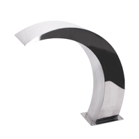 Buse de jet d'eau à arc pour piscine en acier inoxydable 304/316, modèle VT01, polie, 700x400mm, facile à installer, directement de l'usine Jianyong