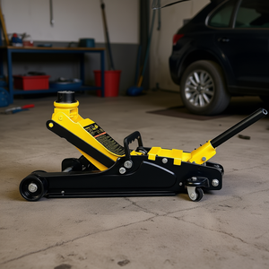 Cric hydraulique Vevor 2,5 tonnes, profil bas, en acier, avec roues, pour le levage de véhicules - Product Image 2