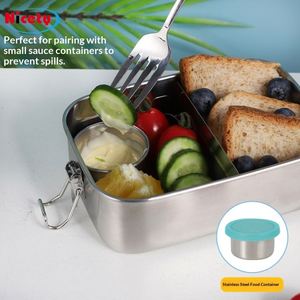 Sealed Food Grade Portable Outdoor Picnic Storage <b>Box</b> BPA FREE 304 Stainless Steel Children's Student <b>Lunch</b> <b>Box</b> - Product Image 5