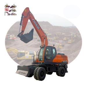 Nouvelle pelle sur roues DEVELON DX210W 2026 avec godet de 0,86 m³, SmartKey et AVM pour un déplacement rapide sur chantier - Product Image 1
