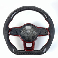 Volant en fibre de carbone pour Volkswagen Golf 7 MK7 Mk7.5 Passat B8 MK2 GTI Scirocco Polo GTS R Line 2014-2016 Accessoires de voiture