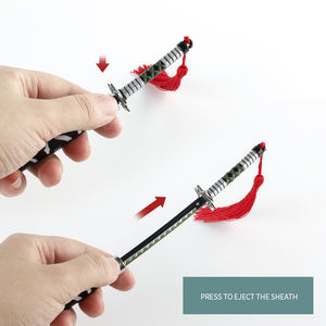 Modelo de Espada de Metal de 22 cm de Demon Slayer <span class=keywords><strong>Shinazugawa</strong></span> <span class=keywords><strong>Sanemi</strong></span> con Funda, Diseño Gratuito, para Regalo o Colección - Product Image 5