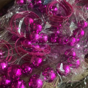 Party Plastic <strong>Disco</strong> <strong>Ball</strong> Decorations Red <strong>Disco</strong> <strong>Ball</strong> Mirror Head Boppers <strong>Headband</strong> - Product Image 5