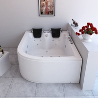 Baignoire autoportante moderne en acrylique écologique Jaccuzii pour salle de bain et spa
