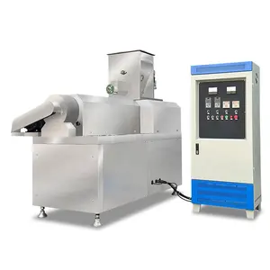 Automatic Extruded Puffed Corn Snacks Puff Food Processing Machine