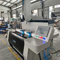Máquina de Perforación y Fresado de Perfiles de Aluminio WEIKE CNC de Dos Cabezales y 1200 mm con PLC y Motor para Fabricación de Ventanas y Puertas de PVC/UPVC