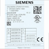 6FC52030AF531AB3 CNC Operator Panel for Machine Tool Control