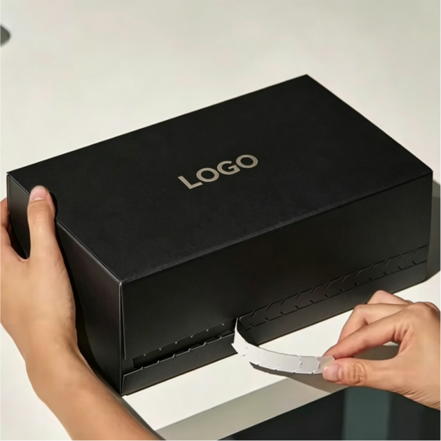 Custom Recycled Eco-Friendly Embossing Zipper Tear Strip Mailer Packaging Shipping Corrugated Paper Mailer Boxes